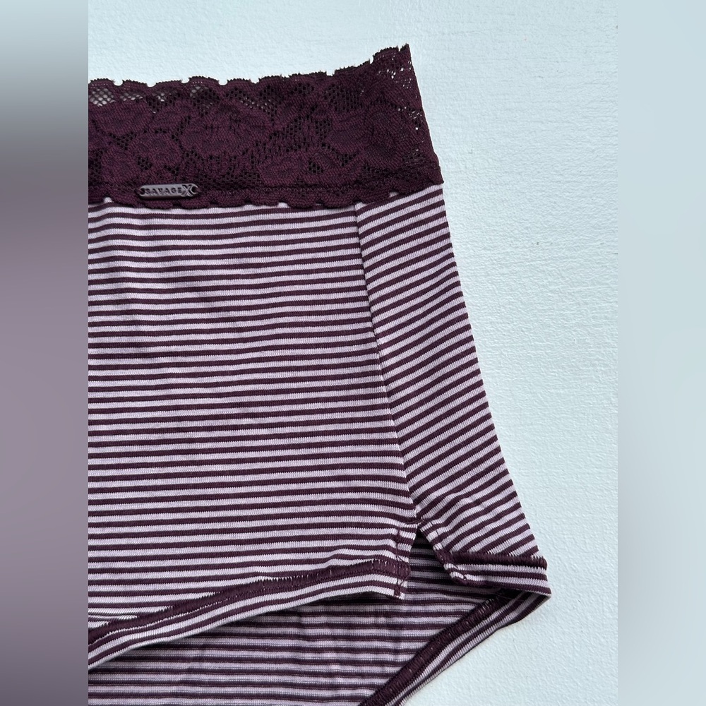NEW Savage x Fenty Cotton Essentials Lace-Trim Shortie Panty size Large - Picture 9 of 10